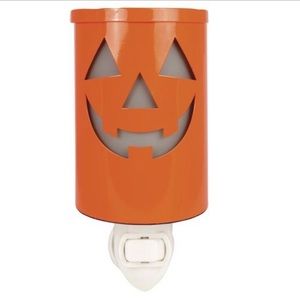 Tuscany Candle Orange Metal Pumpkin‎ Tabletop Wax Warmer